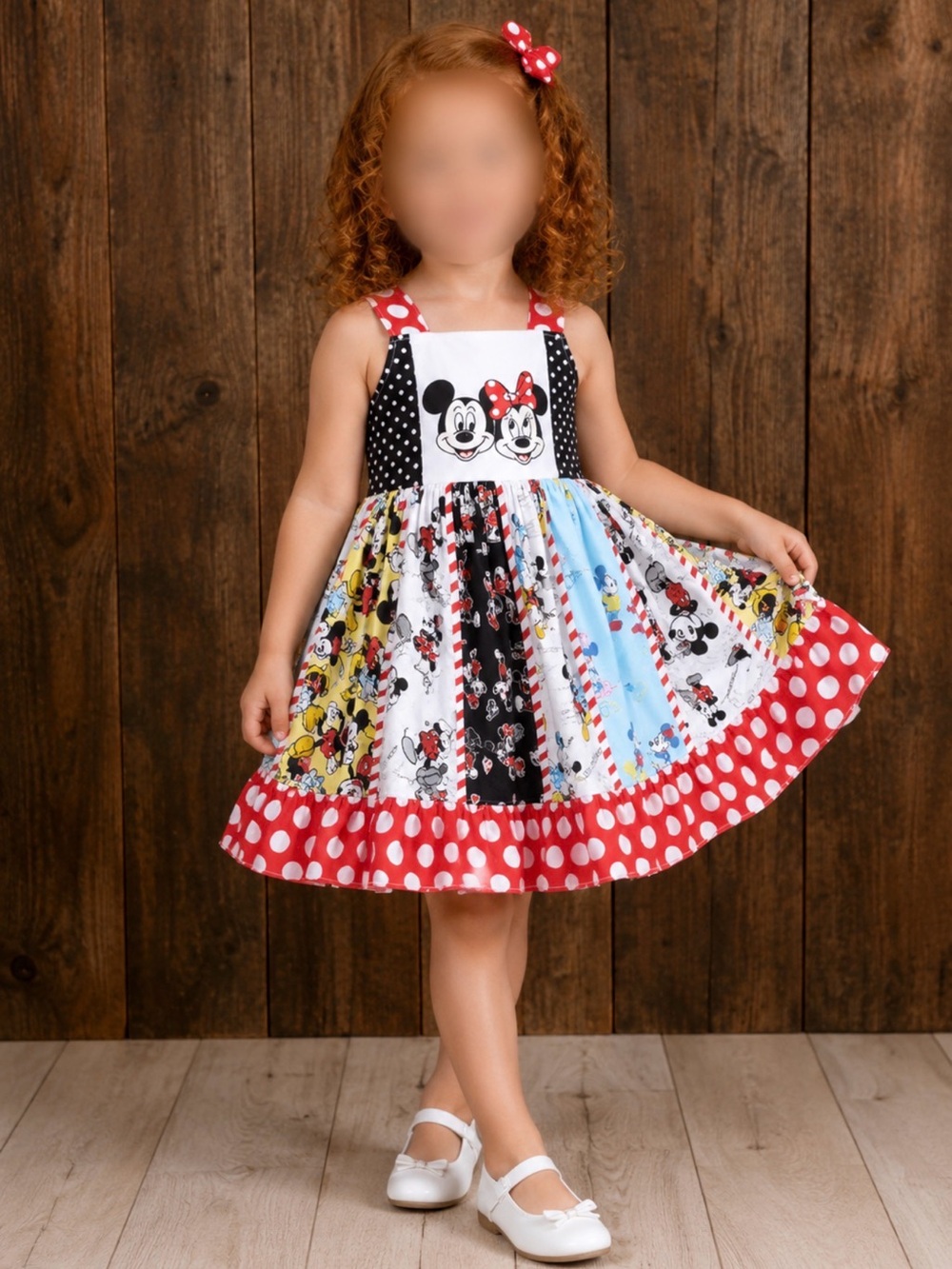 Mickey Minnie Mouse Girls Boutique Twirl Dress